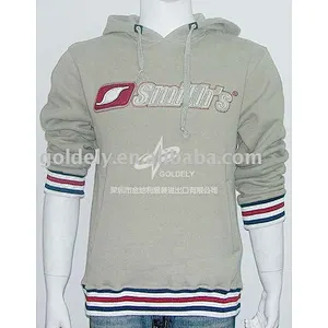 Lady's fashion shape cotton fleece hoody sweater 2012