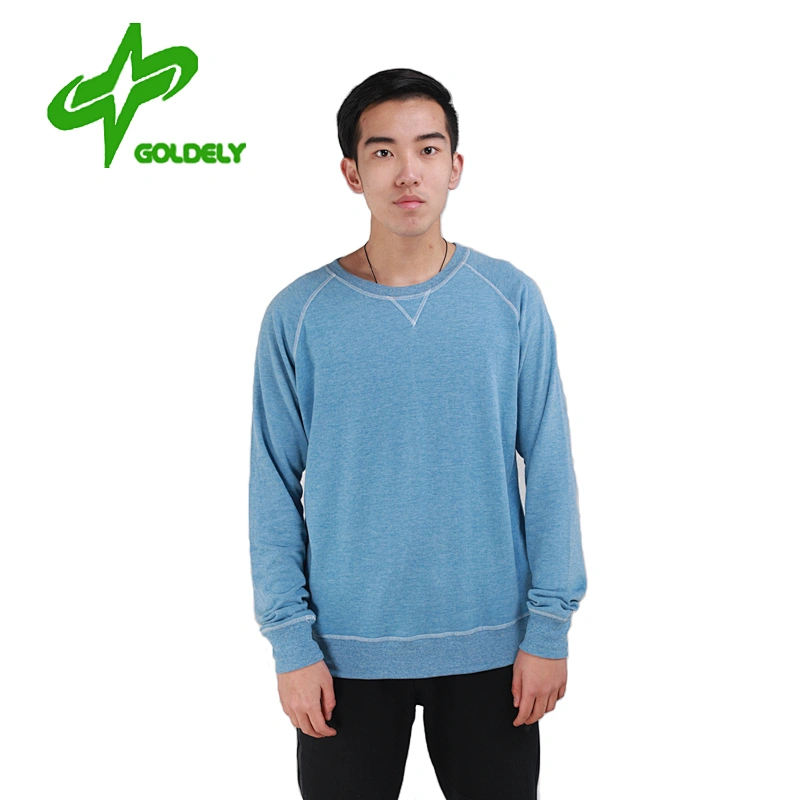 100% cotton super soft blue minimalistic tshirt for men