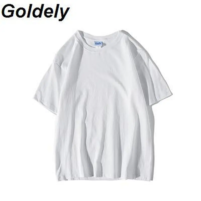 Short sleeve Pure cotton loose blank t shirt