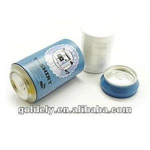 Cola Can compressed T shirt/ promotion magic T shirt wholesale cheap