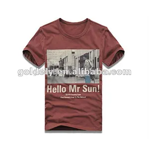 free sample solid blank fitted t-shirt 100% cotton t-shirt for promotion