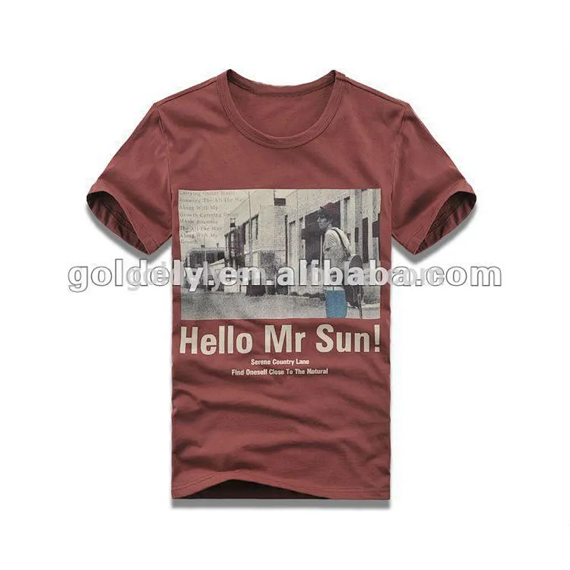 free sample solid blank fitted t-shirt 100% cotton t-shirt for promotion