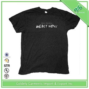 New Product Fashion Latest Designs 100% Polyester V-neck T-shirt