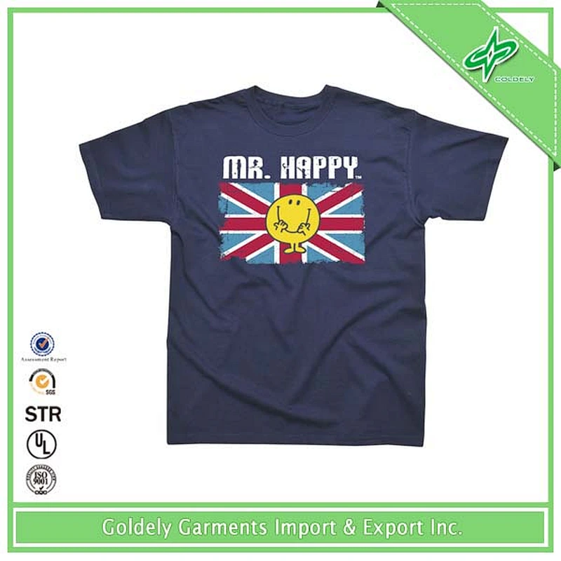 Promotional Neon Color T-shirt For Men With Eco-friendly Material