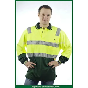 work shirts reflective tap polo shirt
