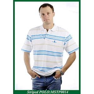 Custom Stripe Polo Shirt