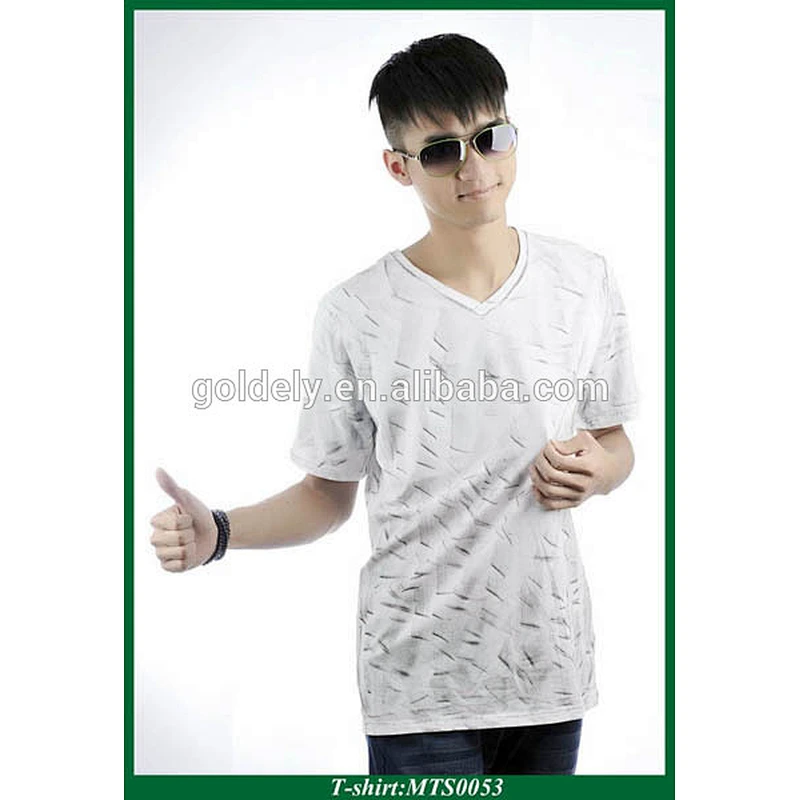 OEM SS O-neck custom wholesales basic t-shirt producer
