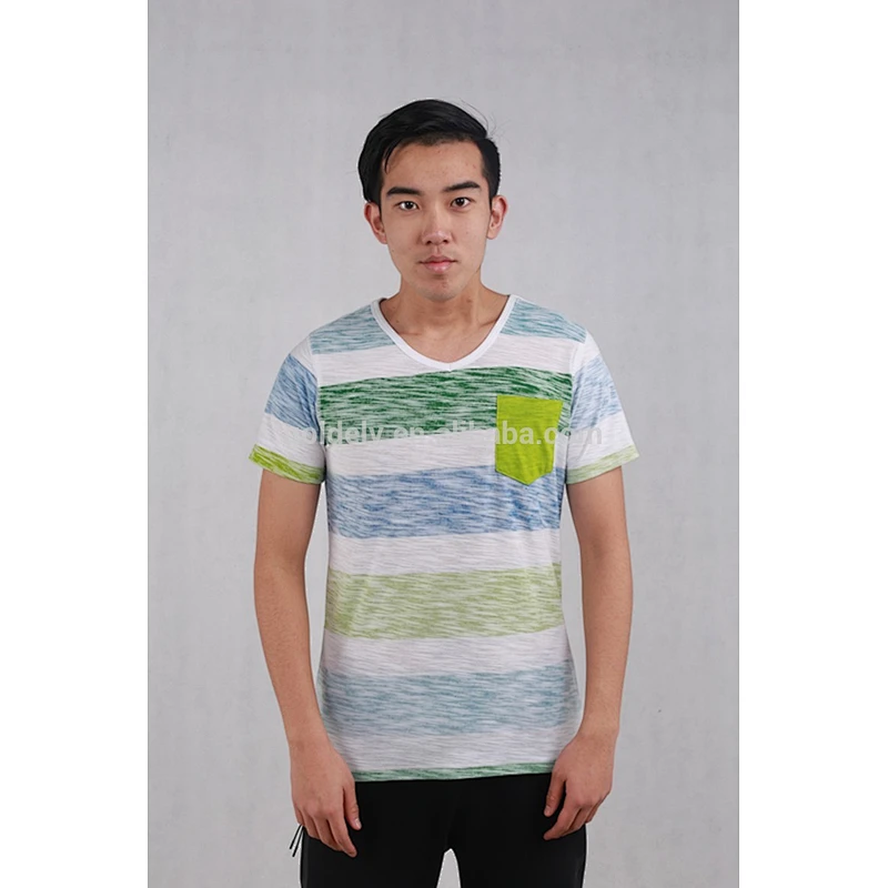 t-shirt collar types of new model 100% ring spun cotton t-shirt in bulk