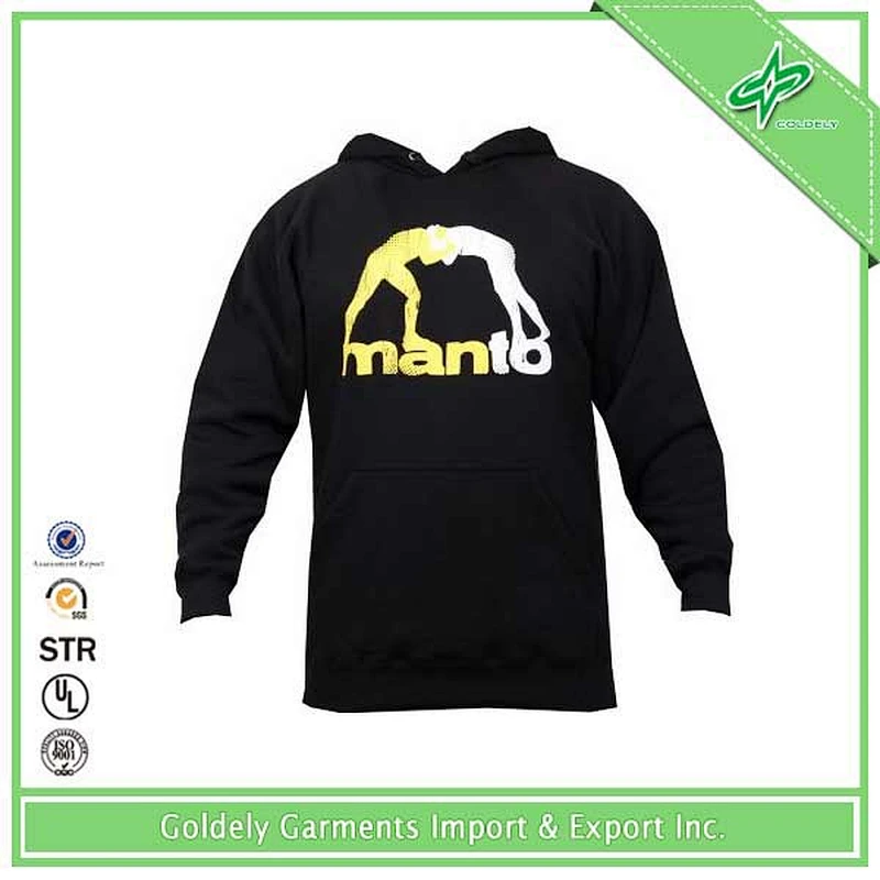 Top quality custom print raglan sleeve crewneck wholesale hoodies