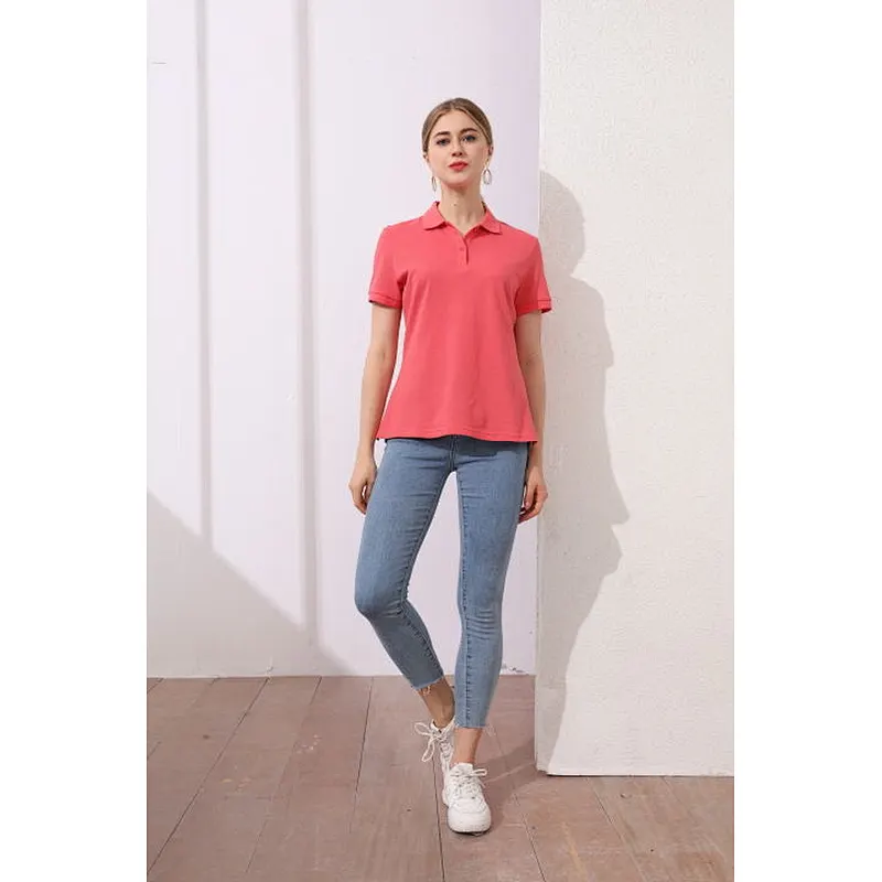 Men's solid color polo,classic style polo for girls