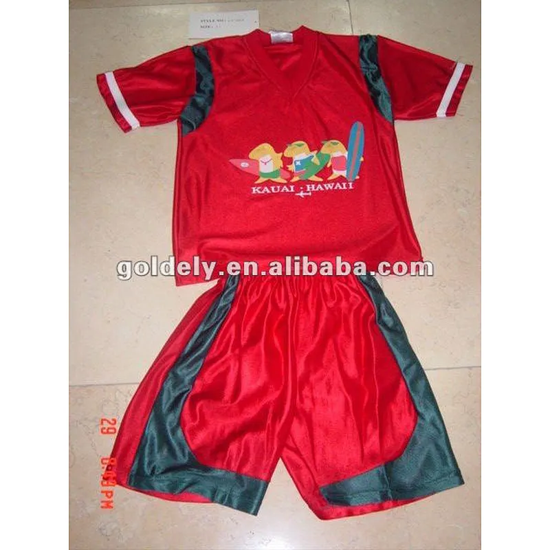 kids cheap soccer shirt set