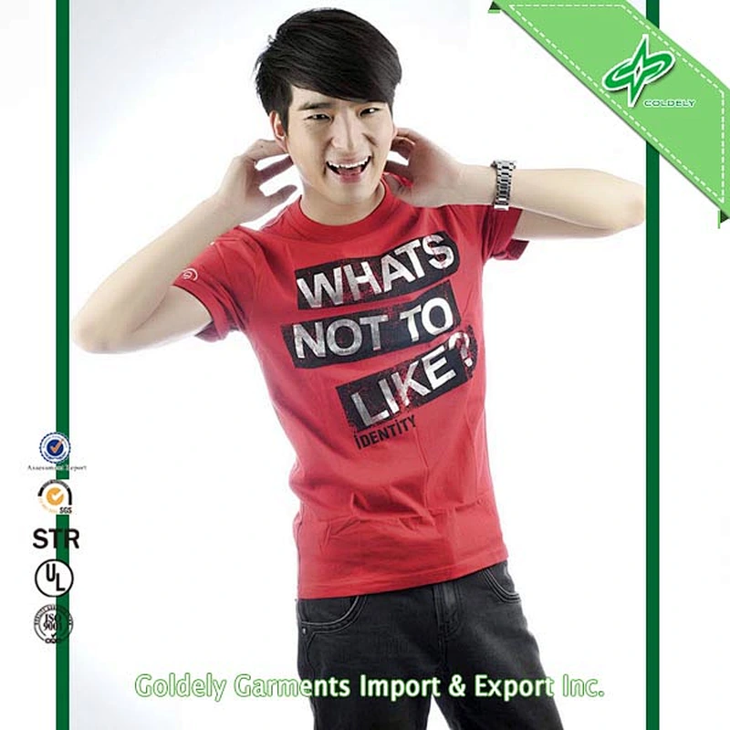 Design Printing 100% Cotton Dubai Wholesale T-shirt