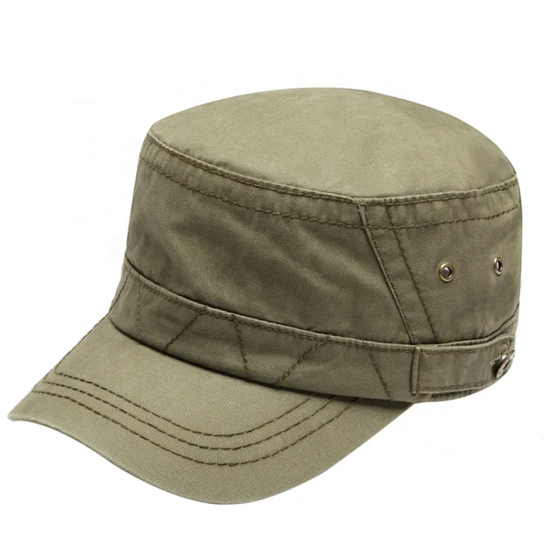 Custom design logo flex fitted military baseball hats