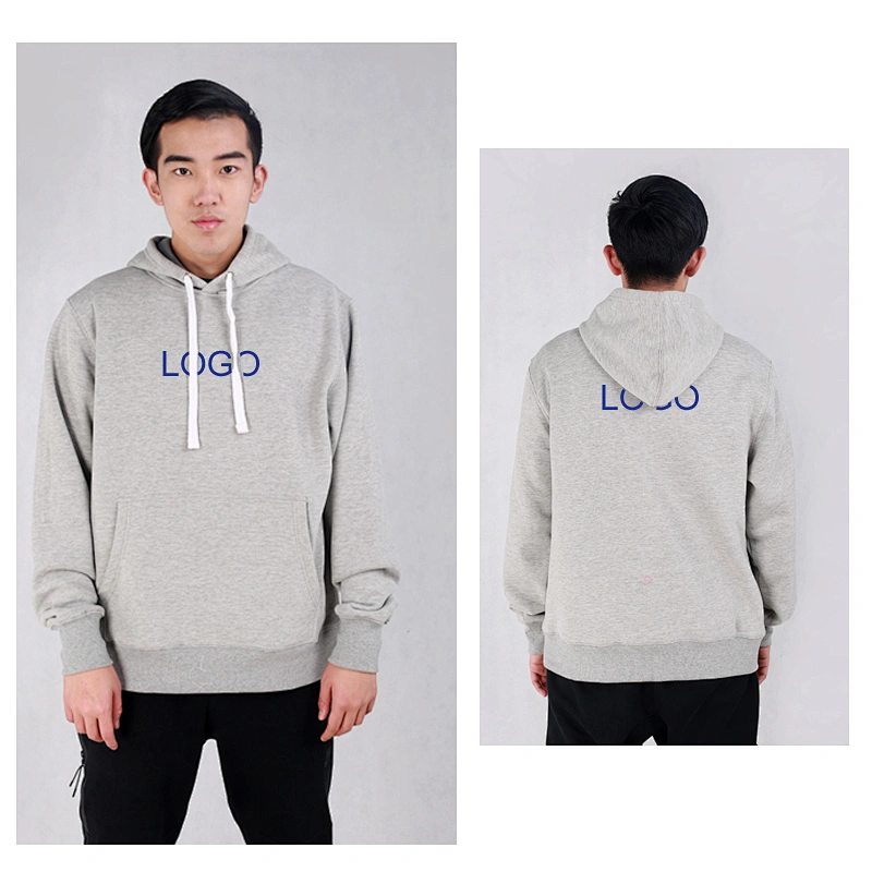 Hot Sports wear pullover cotton black custom logo young boy's hoodies