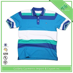 Custom Stripe Polo Shirt