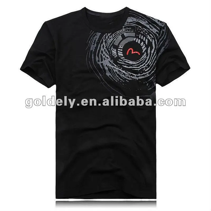 Plain Black tshirts unisex clothing factories in china