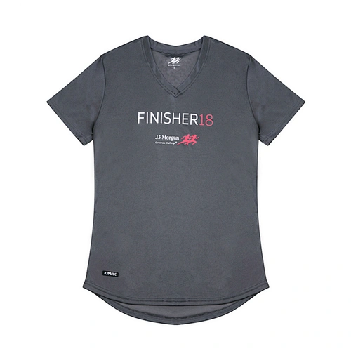 Cheap polyester fabric quick dry promotion printing v-neck T shirt