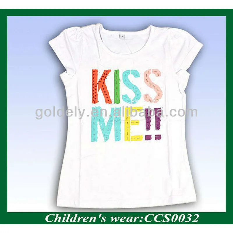kids white plain t shirts design