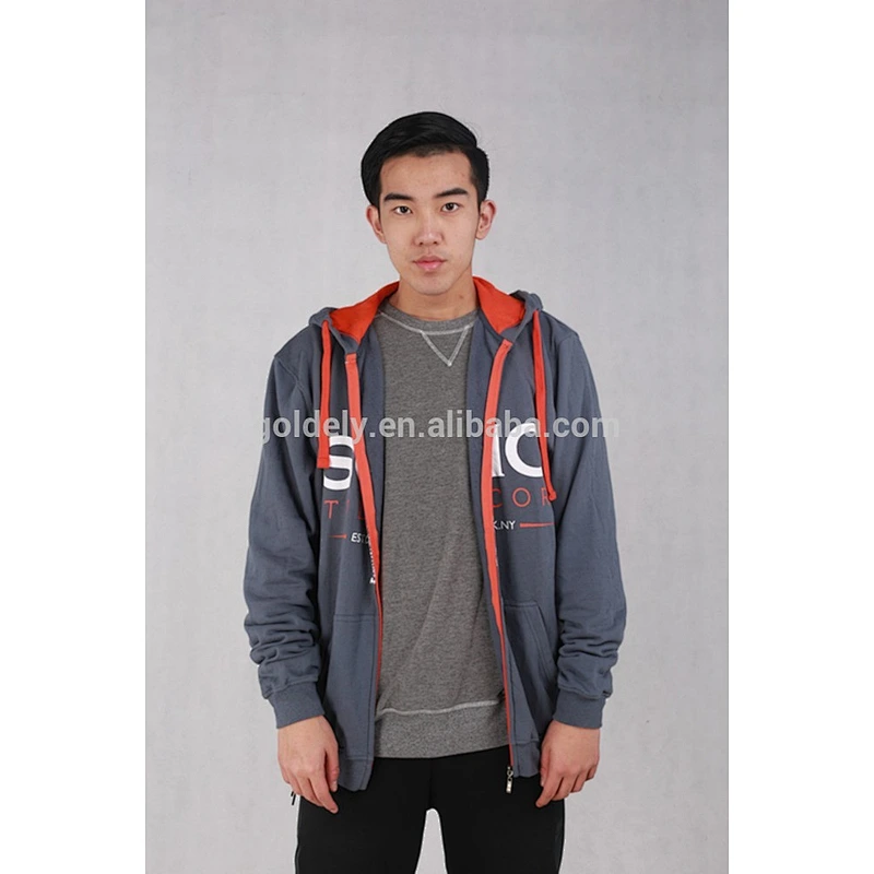 Double zipper men and women polar fleece sweater hoodies
