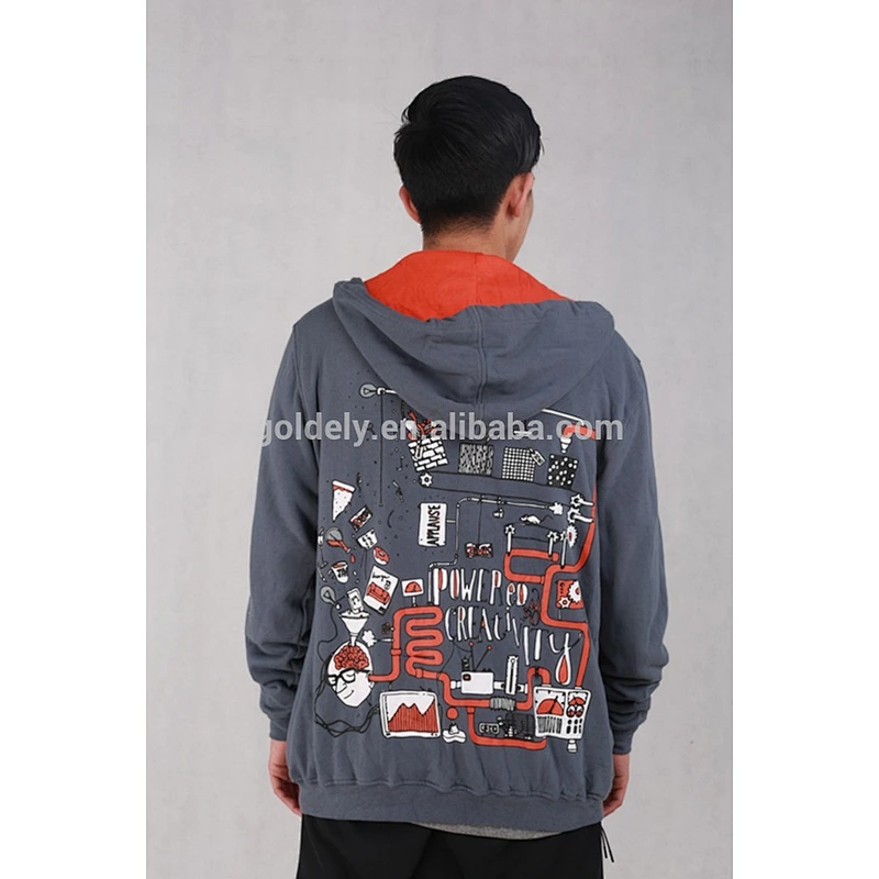 Double zipper men and women polar fleece sweater hoodies