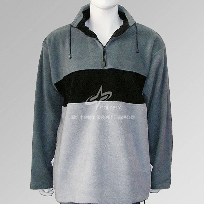 full zipper sleeveless unisex polar fleece sweater factory direct price sale