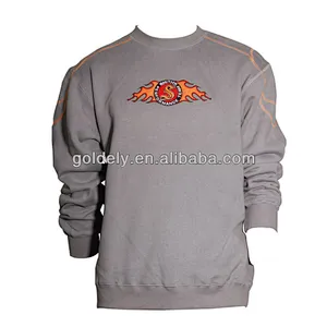 fleece wholesale custom blank crewneck sweatshirt without pockets