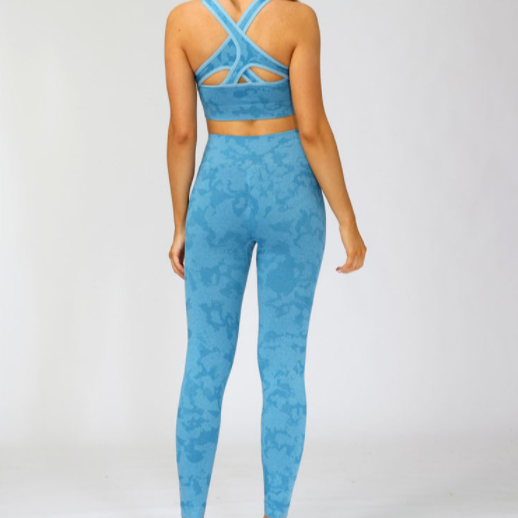 Leopard 2 Piece Yoga Sets Snake Women Fitness Workout Clothing Gym Sets Fitness Yoga Suit Sport Wear Seamless Athletic Sets