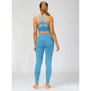 Leopard 2 Piece Yoga Sets Snake Women Fitness Workout Clothing Gym Sets Fitness Yoga Suit Sport Wear Seamless Athletic Sets