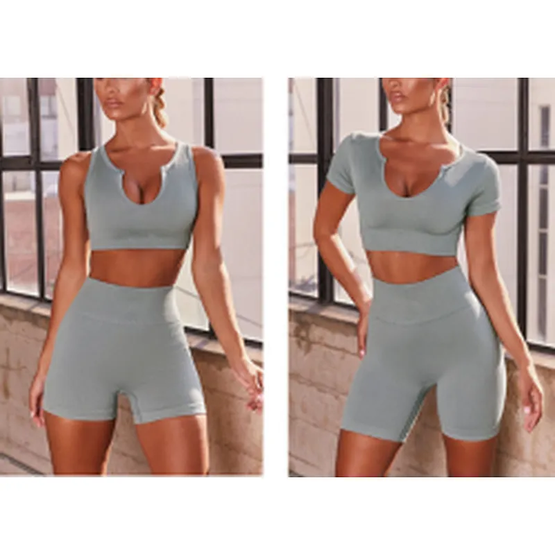 2021 custom logo joggers 2 piece set women outdoor crop top two piece pants set outfits women two pieces