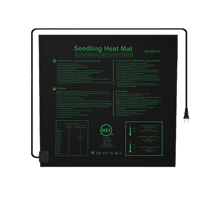 PVC Waterproof Seed Starting Grow Germination Heated Plant Mat 20 x 20.75 Plant Heating Pad Seedling Heat Mat