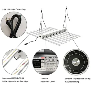 800W LED Grow Light full spectrum for Horticulture Hydroponic Indoor Plants