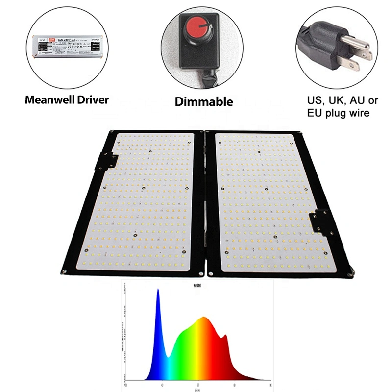 Hydroponic Quantum Indoor Farmer Growing Light 200w Led Grow Light Spectrum With Meanwell Driver