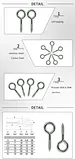 welded  screw
galvanized welded eye screw for scaffolding, screw jack for scaffolding
