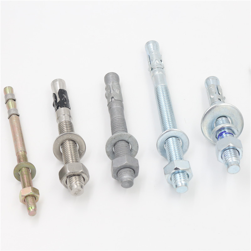 wedge anchor, M8 through bolt, M10 concrete anchor
