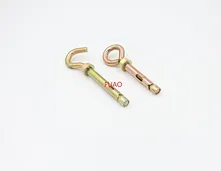 Yellow Zinc Carbon Steel Eye Bolt Sleeve Anchor