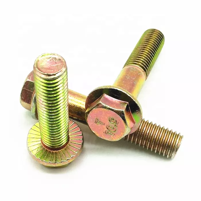 Tornillos de brida hexagonal de rosca completa DIN6921
