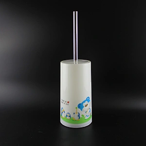 Custom Stainless Steel bathroom cleaning set long handle toilet brush