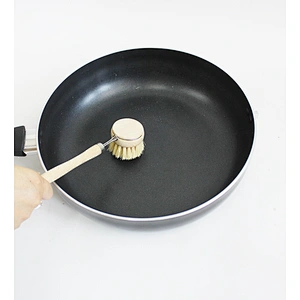 Hot Sale Kitchen Coco Sisal Mini Bamboo Wood Dish Bristle Clean Brush  bamboo clean brush