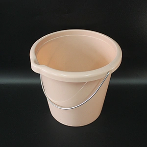 10L plastic Water Bucket Portable Pail with plastic handle, pail plastic