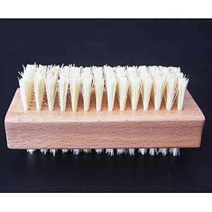 Non-Slip Wooden Beach Two-sided Hand and Nail Brush