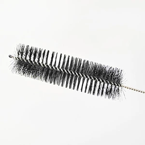stainless steel straws with Nylon brush Mini Steel Handle Tube Cleaning Brushes