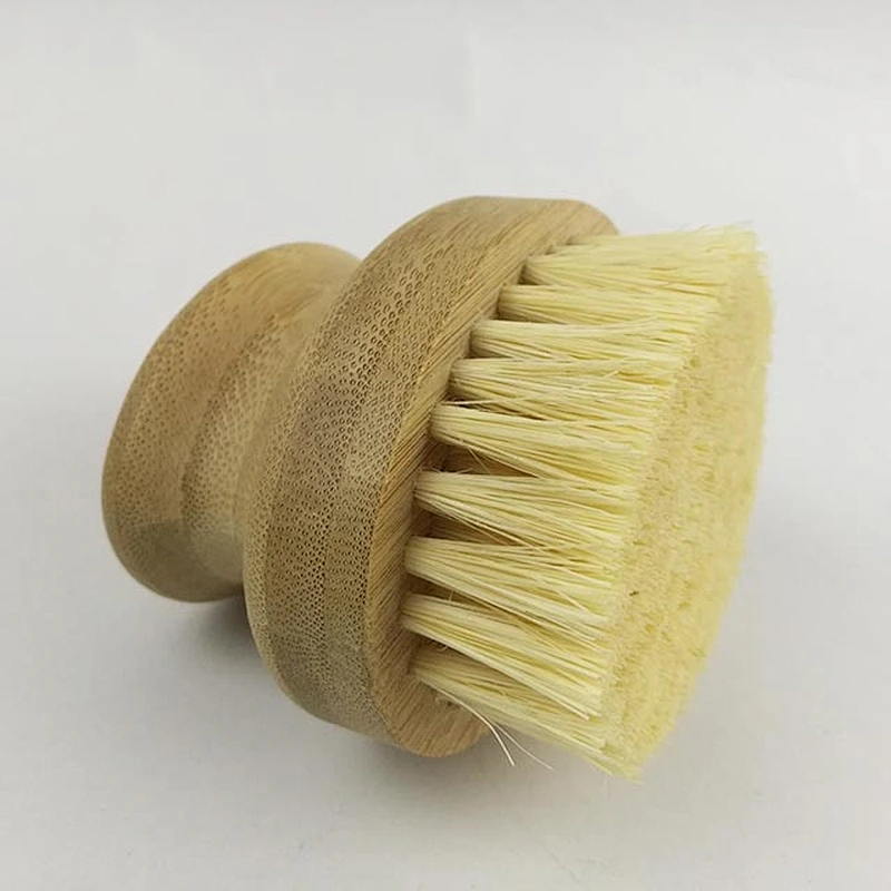 kitchen dish brush  Wood Round Dish Tampico Brush Bamboo Dish Brush