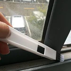 Household cleaning home kitchen window keyboard folding groove carbon brush