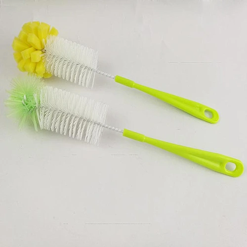 2pk Home Used Bottle Cleaning Sponge Brush