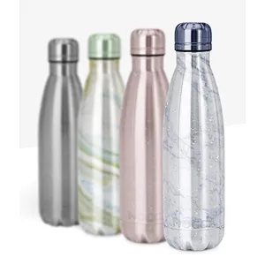 500ml Double wall insulation stainless steel 304 18oz custom water bottle
