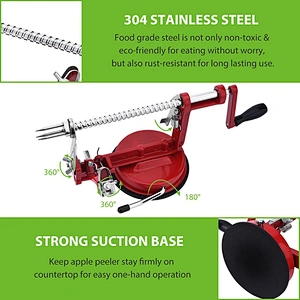 Kitchen Tools Apple Slicer, Fruit Peeler Apple Peeler Amazon packing