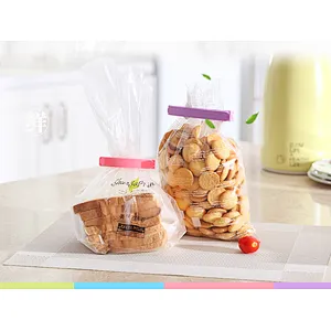 Plastic Bag Sealer Clips Sticks Chips by Trendy Cooks,Keep Bags Air / Water Tight 6PCS PER SET