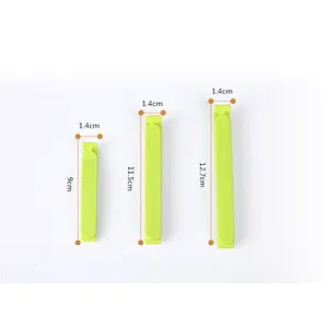 Plastic Bag Sealer Clips Sticks Chips by Trendy Cooks,Keep Bags Air / Water Tight 6PCS PER SET