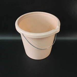 10L plastic Water Bucket Portable Pail with plastic handle, pail plastic