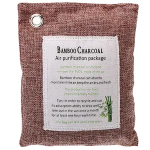 Friendly Amazon Top Selling 100g Home Deodorant Advanced Activated Bamboo Charcoal Air Purification Bag